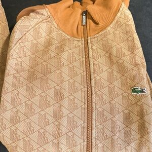 Lacoste Brown Textured Jacket